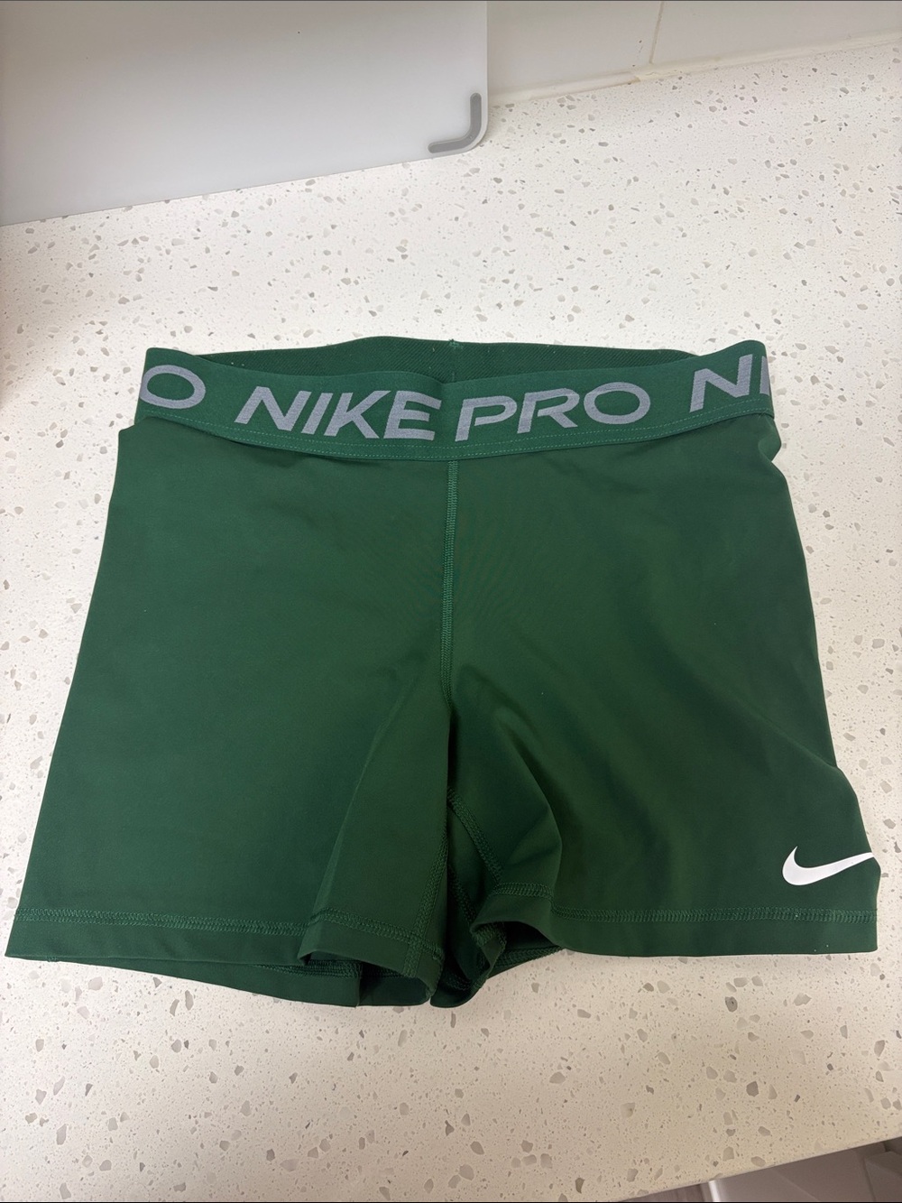 Brand New Dark Green 5” Nike Pros